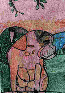 sitzender Hund(1998).jpg